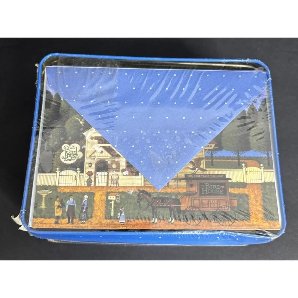 Charles Wysocki Stationery Set in Tin Note Cards Paper Walnut Creek Stationery